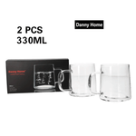 كوب مج زجاجي اسطواني الشكل