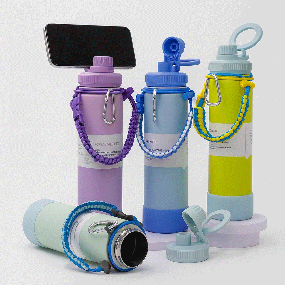 قارورة حرارية مع ستاند هاتف 750ملل