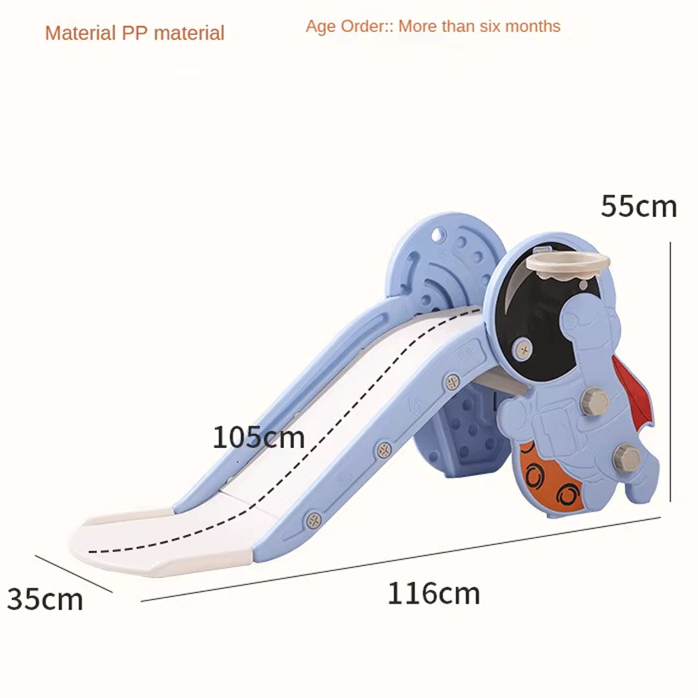 زحليقة بلاستيكية بنقوش رواد الفضاء