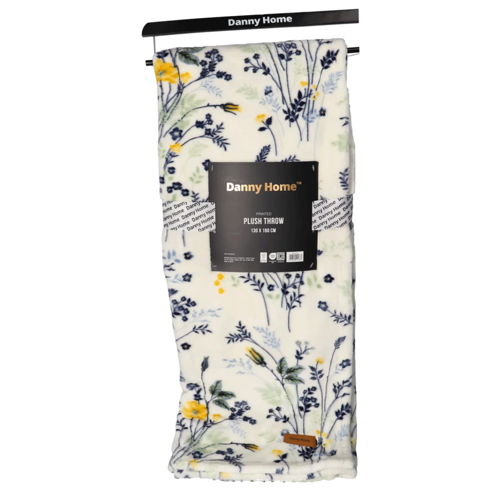 بطانية قطيفة ناعمة رسمه الورد