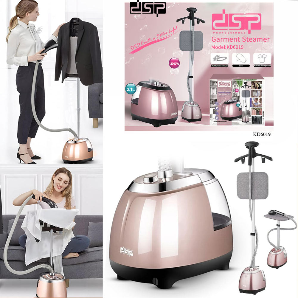 مكواة بخار للملابس 2في1