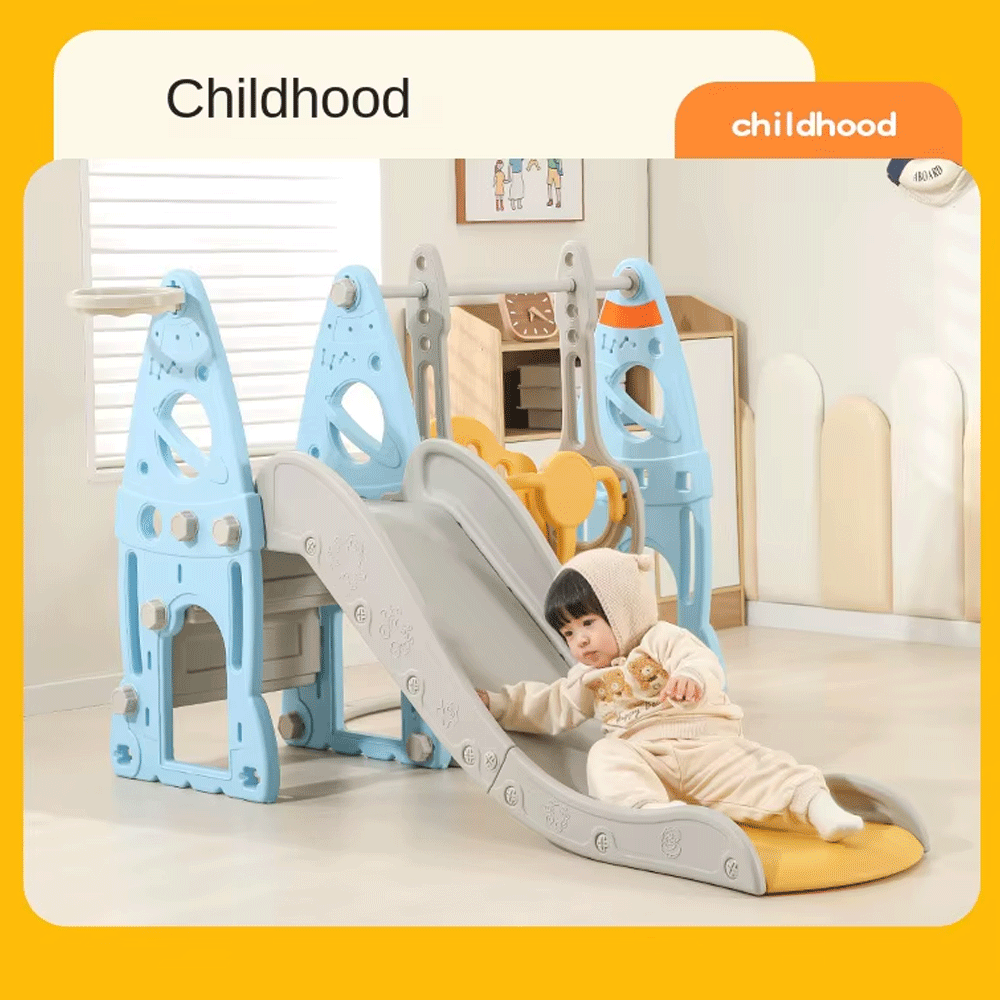 أرجوحة مع زحلاقية 3 في 1 للأطفال الصغار