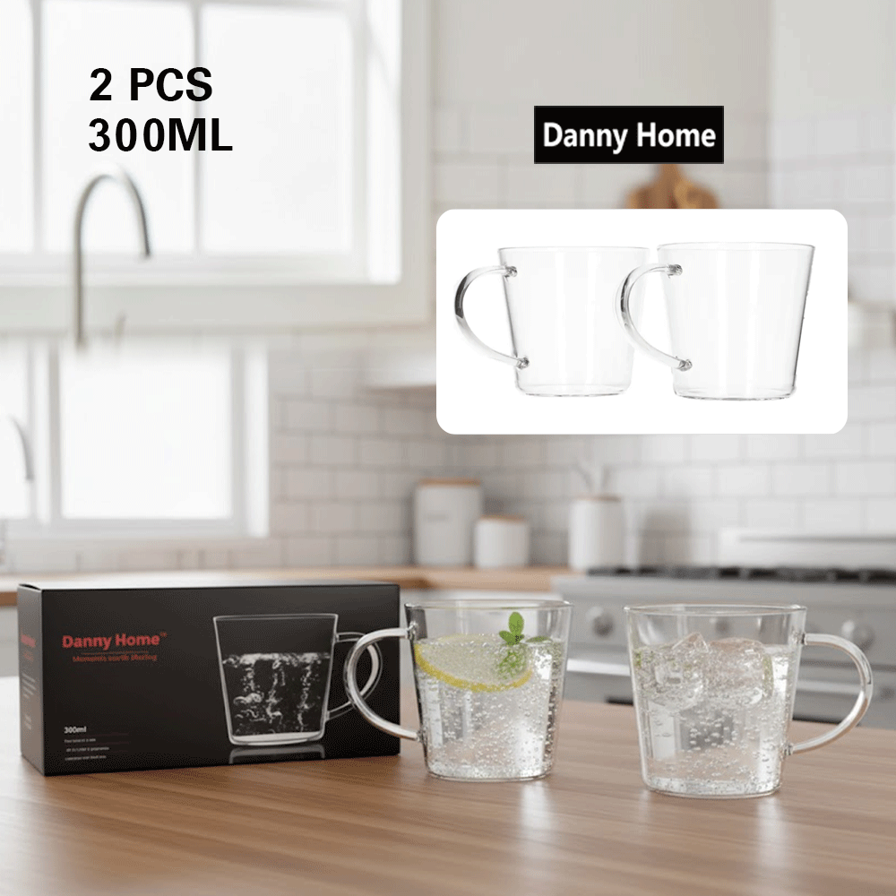 كوب مج زجاجي  بسيط