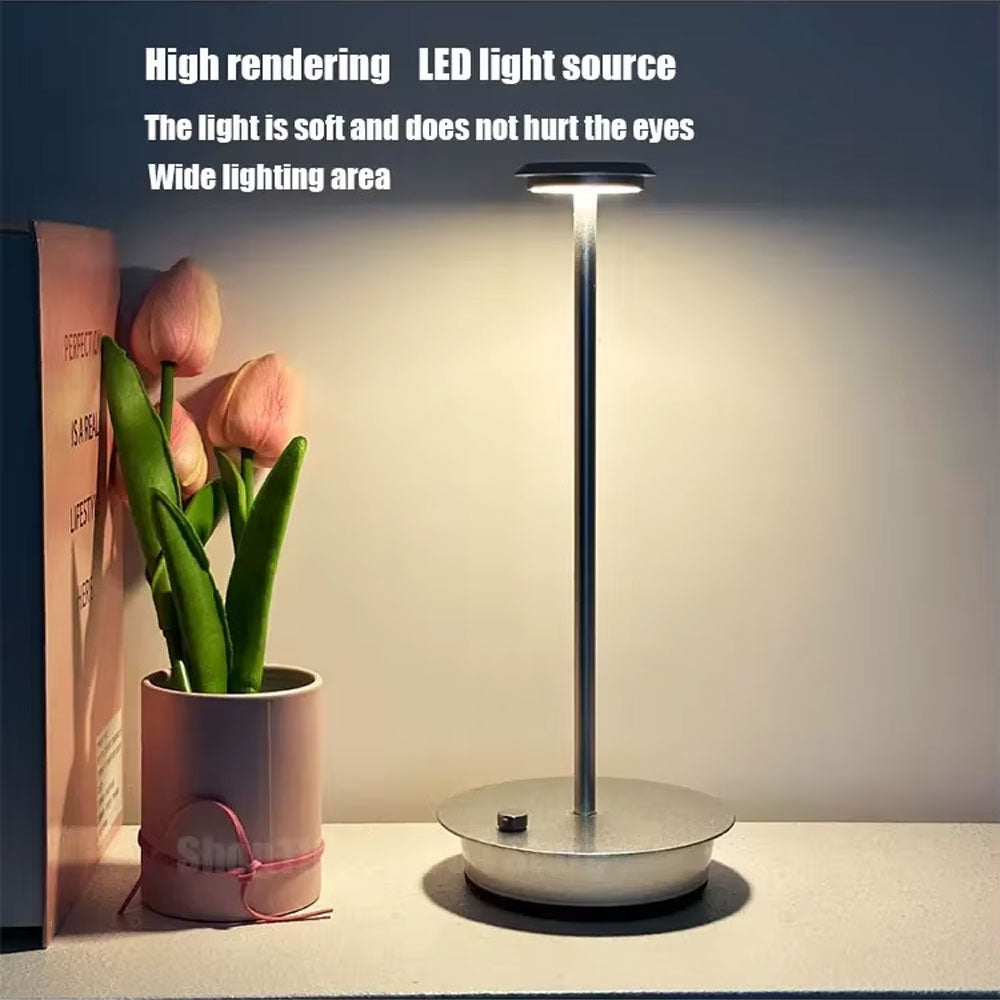 مصباح طاولة ليد  قابل لإعادة الشحن