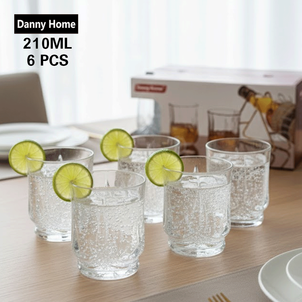 أكواب كريستال إستي 6 قطع 210 مل