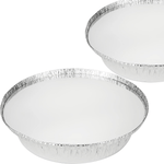 صينية دائرية ألومنيوم مع أغطية