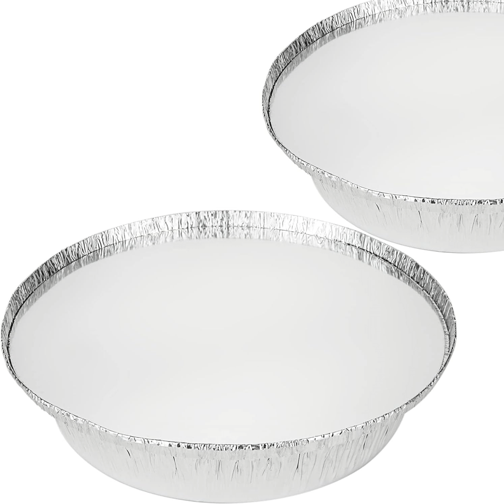 صينية دائرية ألومنيوم مع أغطية
