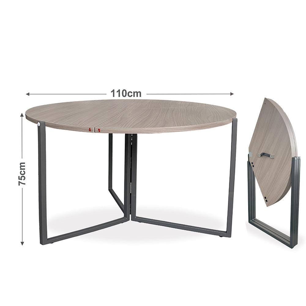 طاولة مستديرة قابلة للطي