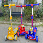 سكوتر الرجل الحديدي القابل للطي للأطفال