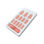 أظافر لوزية عارية قابلة للضغط