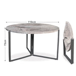 طاولة مستديرة قابلة للطي