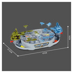 لعبة لوحة المعركة البحرية الاستراتيجية مع مدافع عصا التحكم