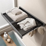 رف مناشف الحمام  القابل للطي