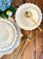 طقم أطباق مائدة فاخر 24 قطعة