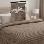 بطانية فاخرة من فرو الأرنب