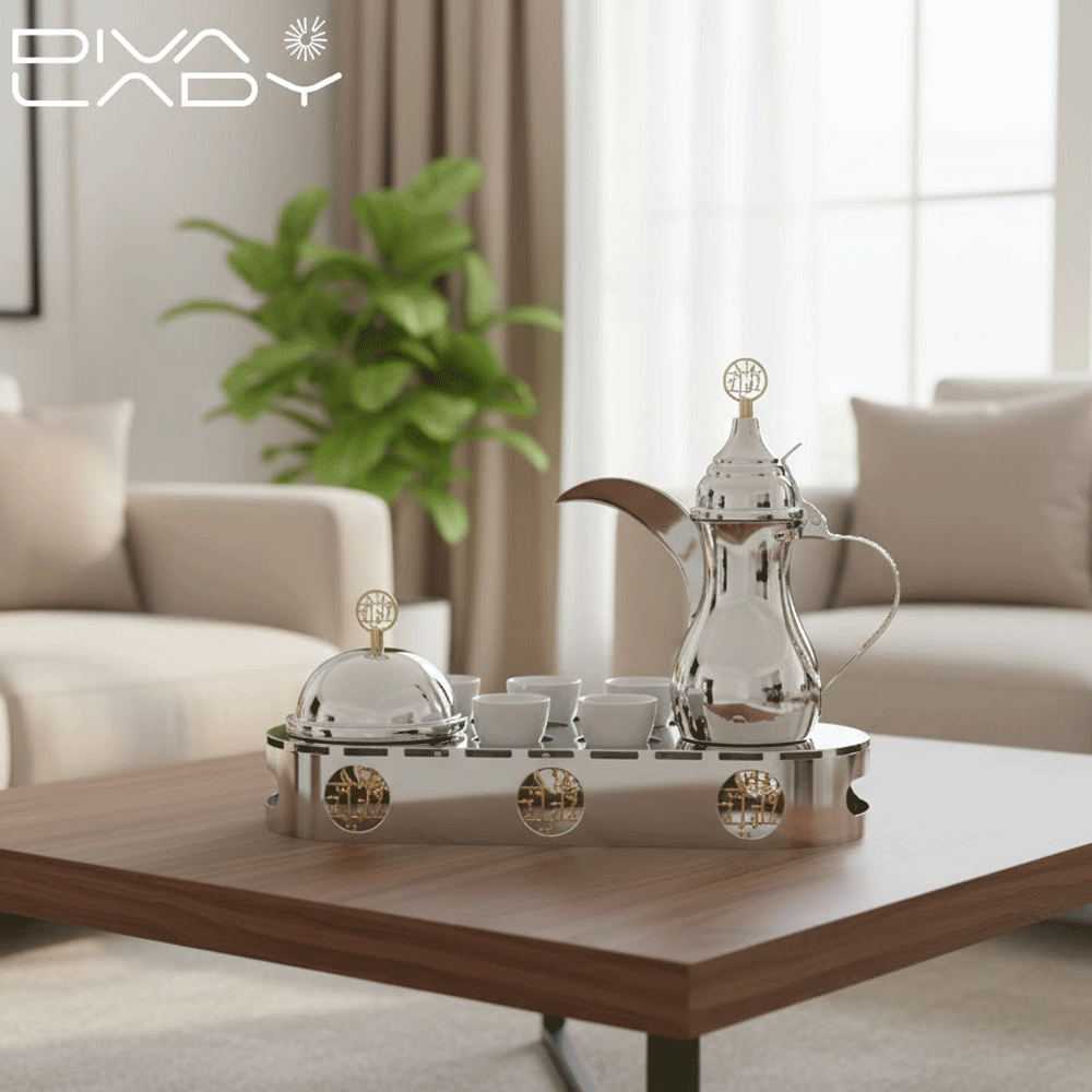 طقم صينية دلة بدون فناجين