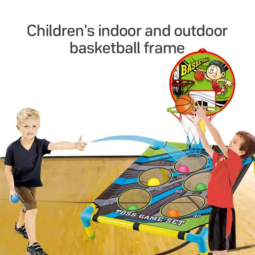 مجموعة رمي كرة السلة 2 في 1