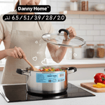 قدر طبخ ستانلس ستيل بغطاء