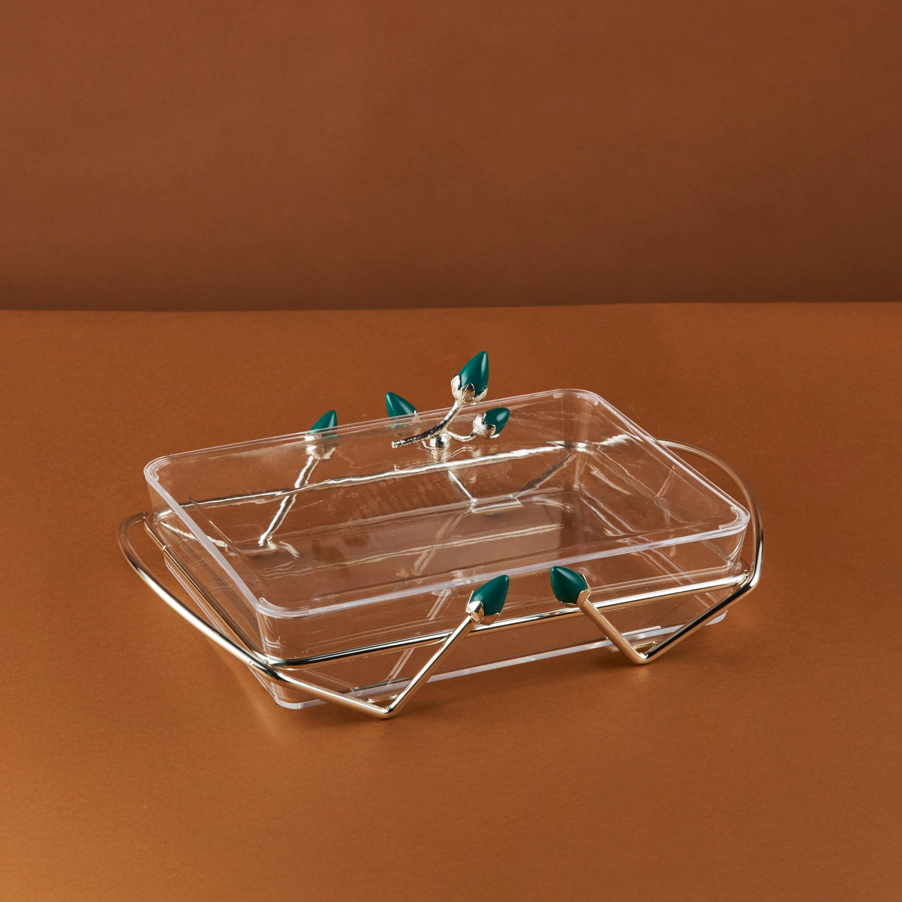 بوكس حلويات أكريلك مزين