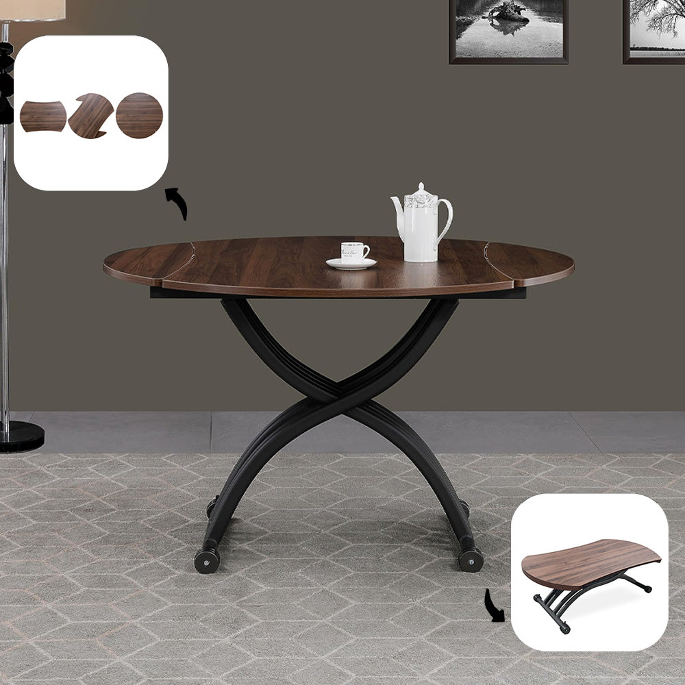 طاولة قهوة  قابلة للتعديل والتوسيع