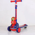 سكوتر الرجل الحديدي القابل للطي للأطفال