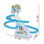 لعبة انزلاق البطريق مع الأضواء والموسيقى