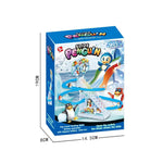 لعبة انزلاق البطريق مع الأضواء والموسيقى