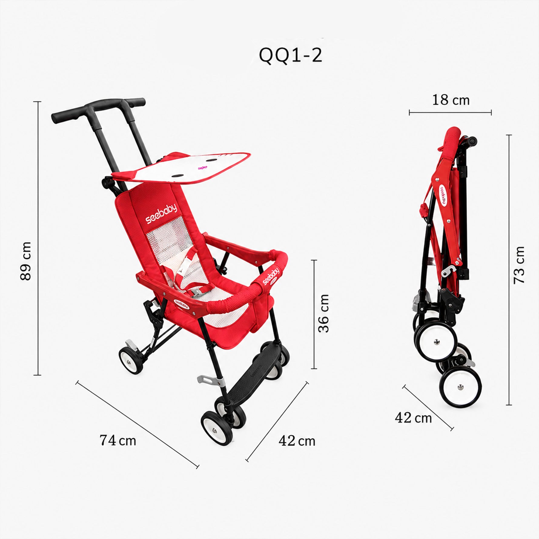 عربة أطفال محمولة من Seebaby