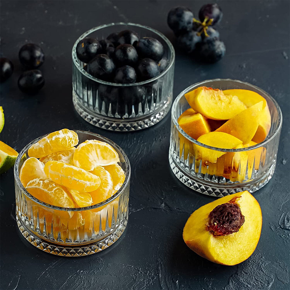 وعاء حلوى كريستالي كلاسيكي – 6 قطع * 250 مل