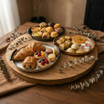 صينية تقديم دائرية كبيرة