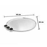 صينية تقديم بيضاوية-وسط