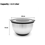 وعاء خلط بغطاءين