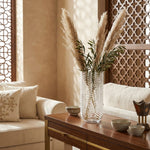 مزهرية زجاجية 25 سم