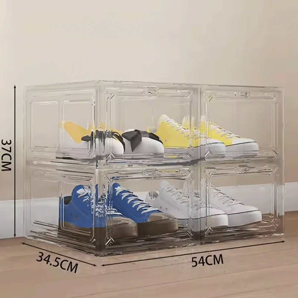 صناديق أحذية شفافة مقاومة للغبار