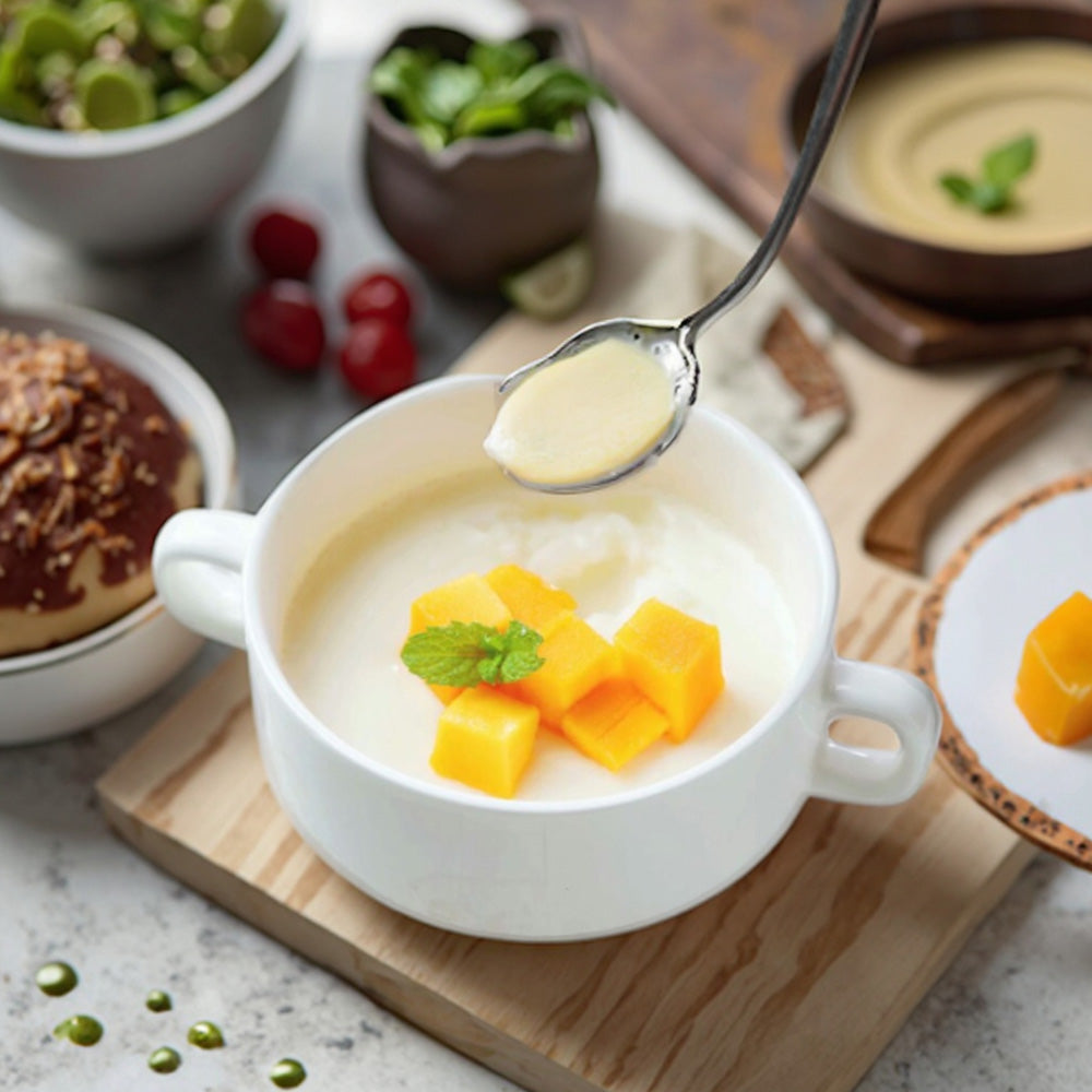 طقم أوعية حساء بمقبضين ، 6 قطع