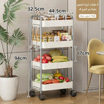 سلة تخزين من 4 طبقات