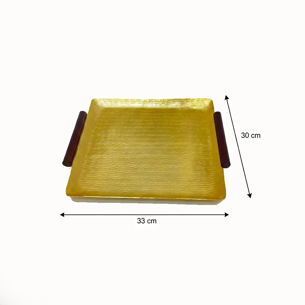 صينية تقديم صغيرة مربعة