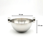 وعاء تقديم معدني صغير