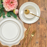 طقم أطباق مائدة فاخر 24 قطعة