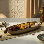 صينية تقديم بيضاوية كبيرة
