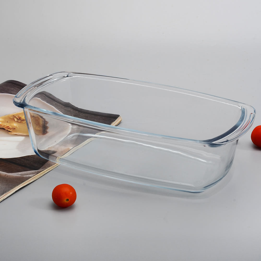 طبق فرن زجاجي مستطيل 1800 مل