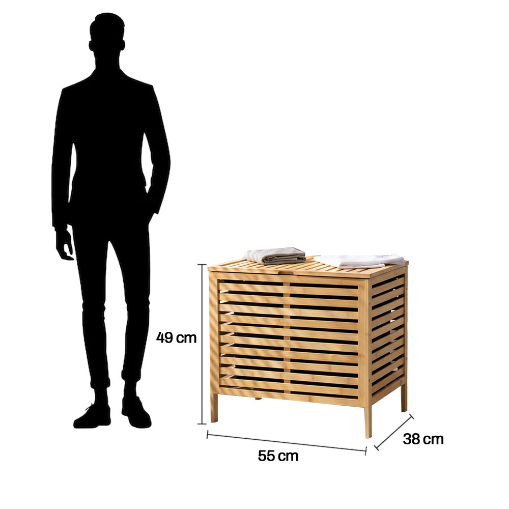 صندوق منظم متعدد الأغراض من الخيزران