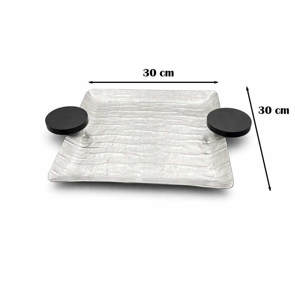 صينية تقديم مربعة صغيرة