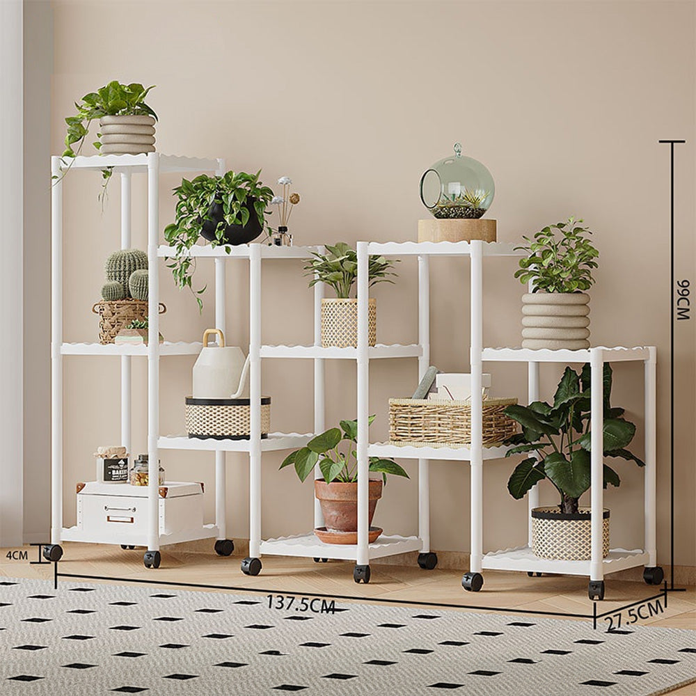 رفوف تخزين بطبقات متداخلة