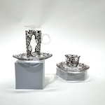 طقم استكانة وفنجان 18قطعة