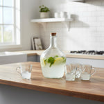 مرطبان عصير زجاجي