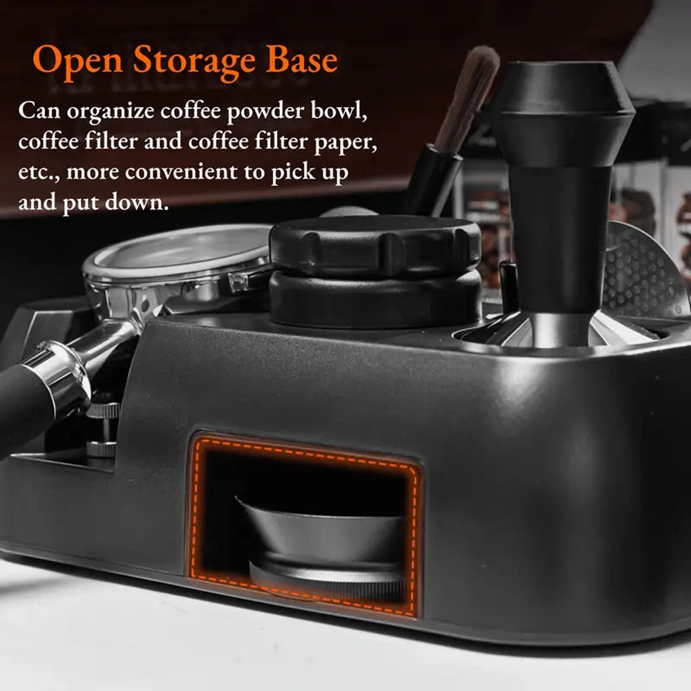 محطة دك الأسبريسو مع فلاتر القهوة