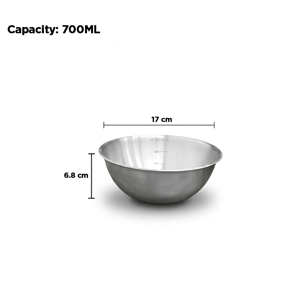 وعاء خلط مزود بعلامات قياس