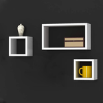 طقم أرفف حائط ديكور 3 قطع