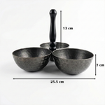 وعاء تقديم ثلاثي